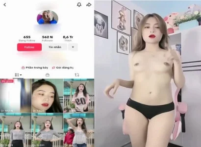 Chén em Tiktoker da trắng thân hình cực ngon